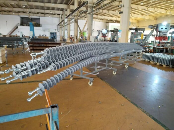 Insulator Packing Loading 10kv to 500kv High Voltage Long Rod Composite Insulator for Power ...